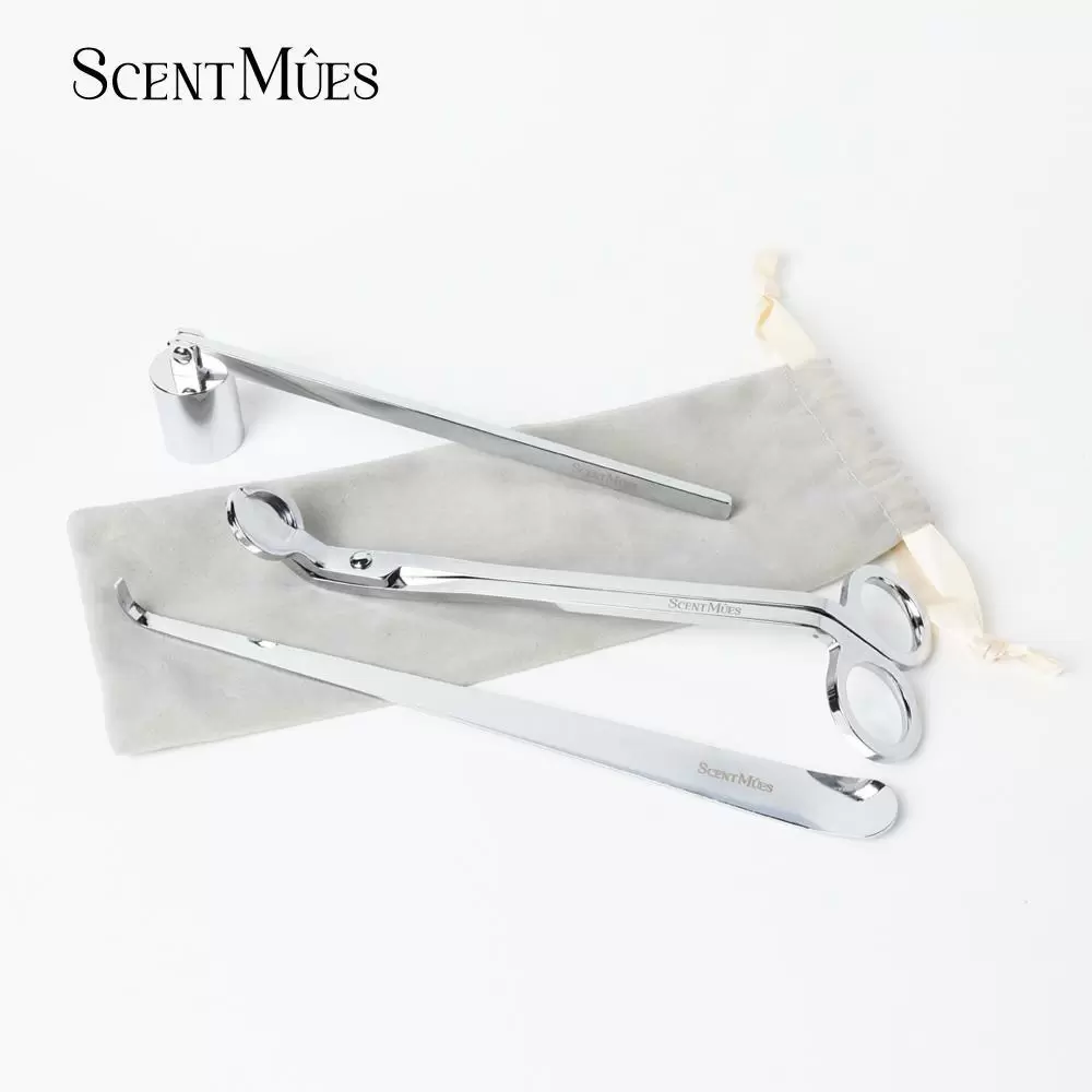 【ScentMûes森繆斯】蠟燭護理工具-三件組(附收納袋)
