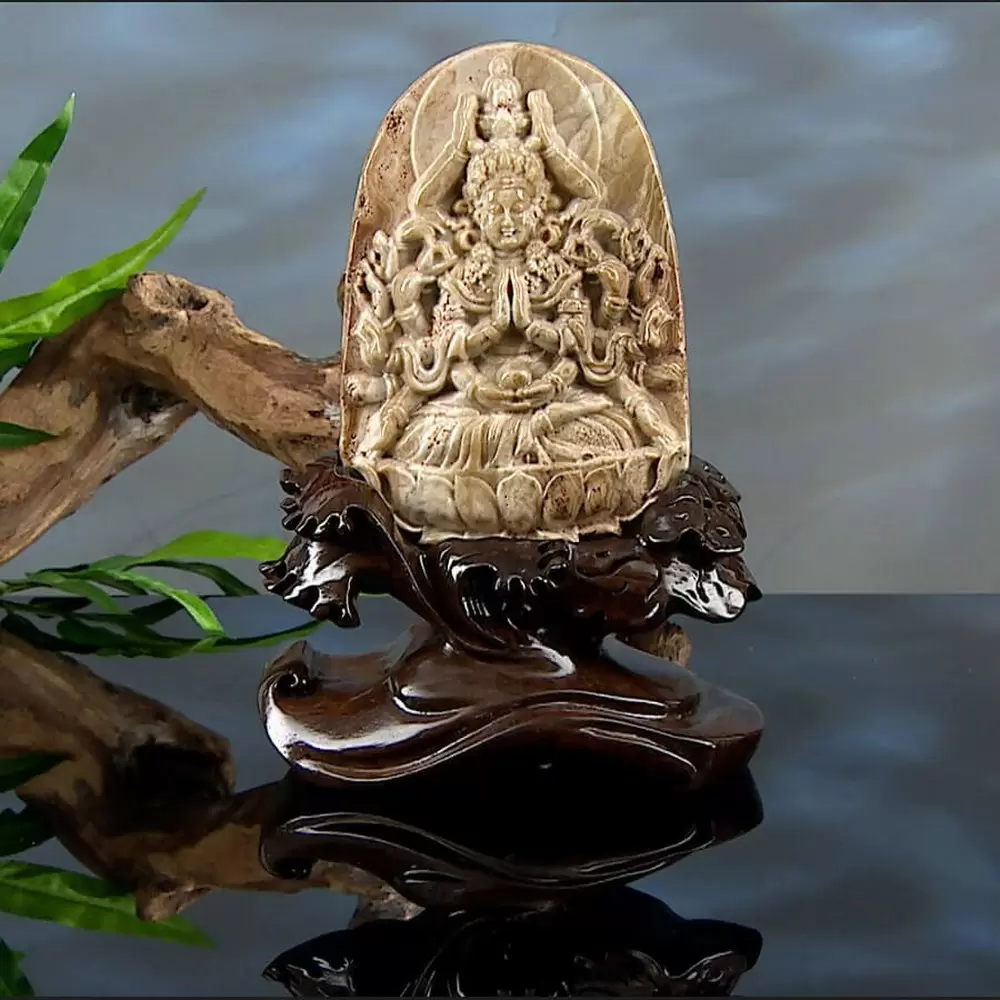 春天珠寶龍宮舍利千手觀音雕件