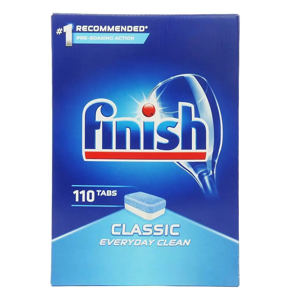 FINISH  洗碗機專用餐具清潔錠(110錠/盒)