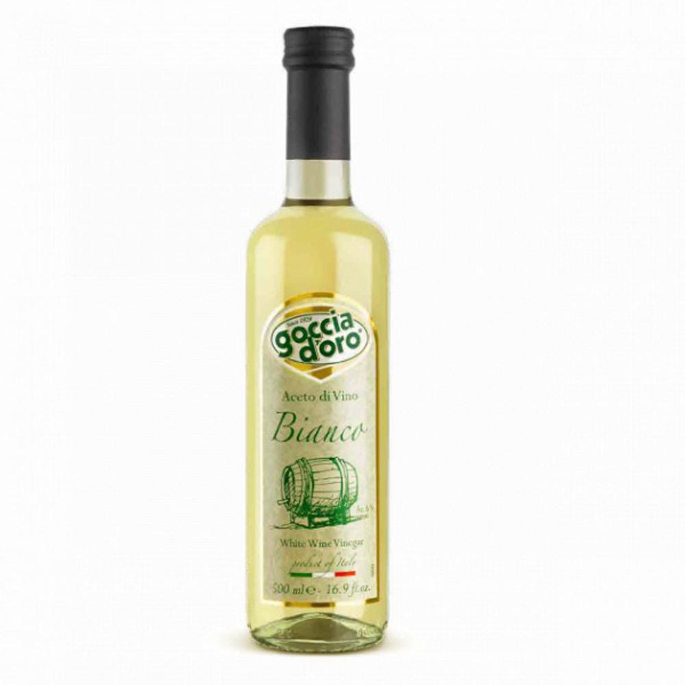 【琉宇醬選】Goccia doro  義式白葡萄醋(500ml/瓶)x2瓶