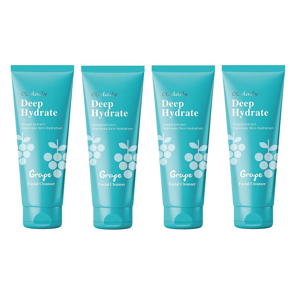 《台塑生醫》CC daily深層保水洗面乳120g*4入