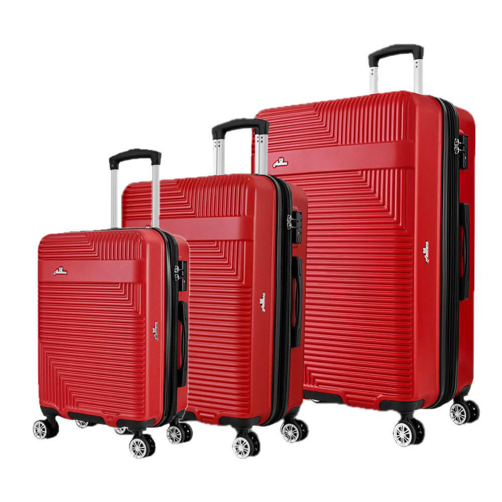 Arowana 炫彩流線PC旅行箱超值組(20吋+25吋+29吋) - ViVa美好購物網