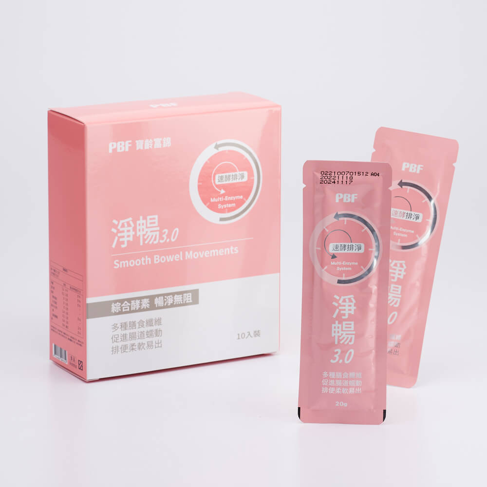 PBF寶齡速酵淨暢3.0常清組(10包/盒)x6