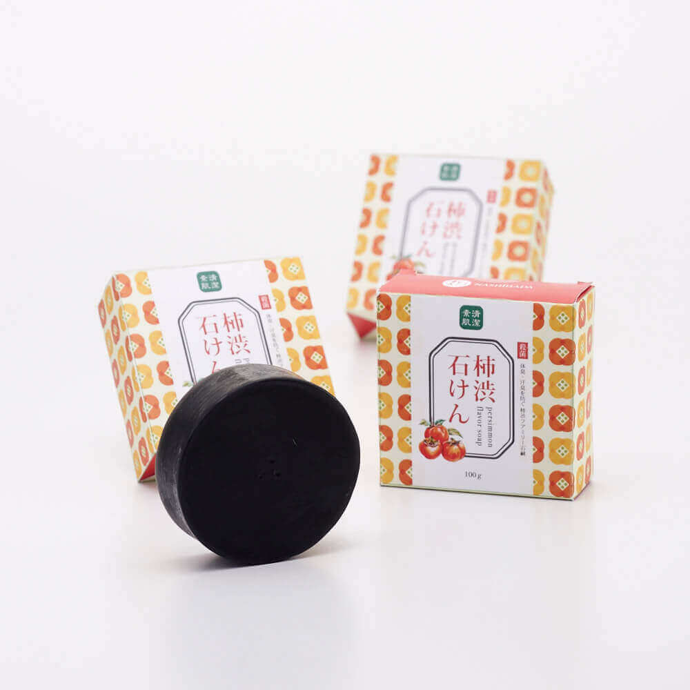 Nashihada愛宕柿植萃潤膚皂 (100g/盒)X7盒 