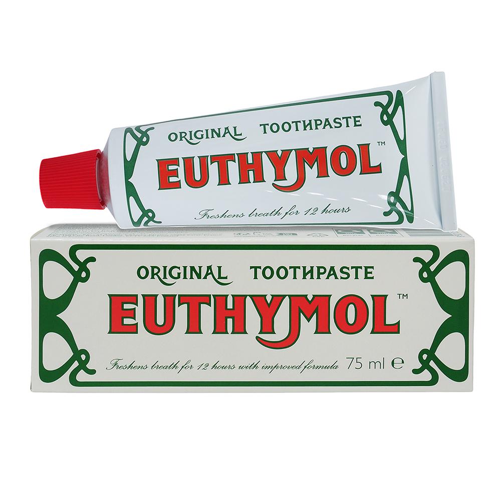 英國EUTHYMOL原味牙膏75ML*3條