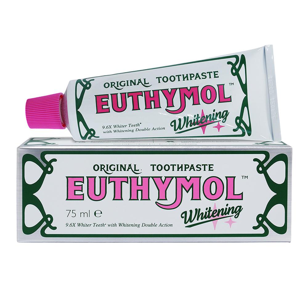 英國EUTHYMOL潔白牙膏75ML*3條