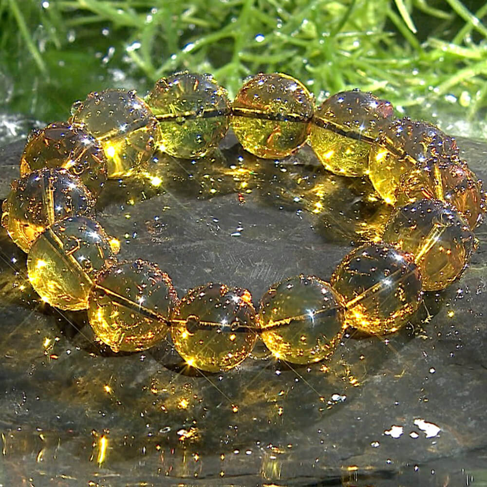 MAYDIYA 極品珍藏天然藍珀手串