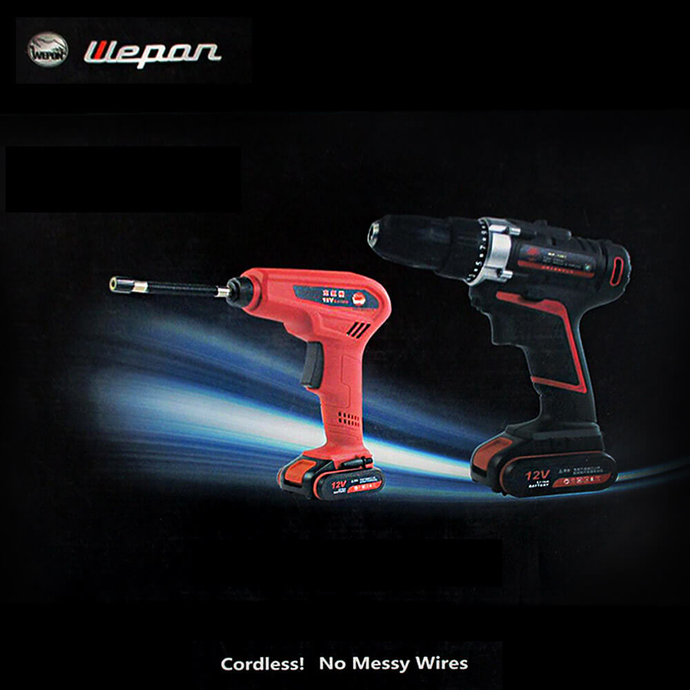 Wepon 鋰電池電鑽驚爆組(WP-1201)