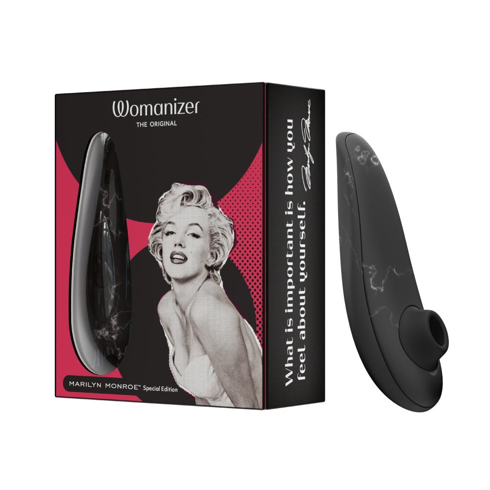 德國Womanizer Classic 2 吸吮愉悅器瑪麗蓮夢露特別版(黑大理石)