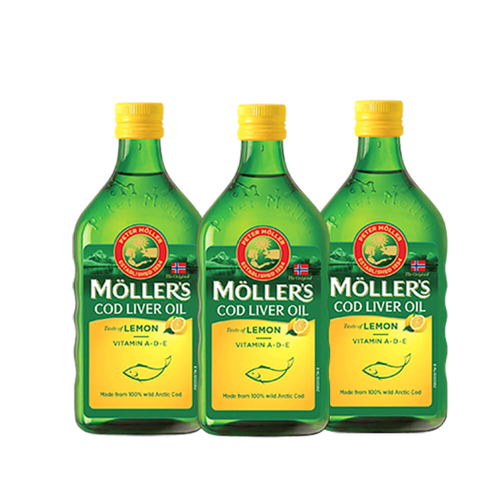 百年Mollers挪威睦樂鱈魚肝油(250ml/瓶)x3
