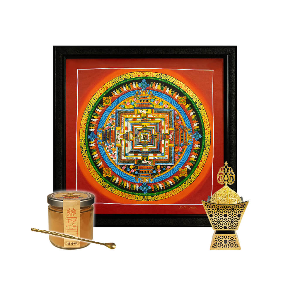 菩提居Hima加持貢布壇城唐卡組