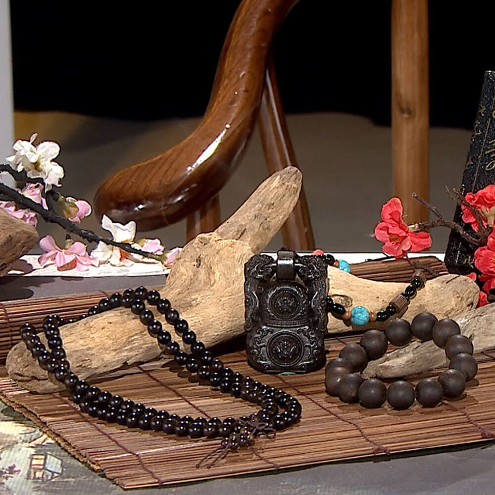 珍元閣雙龍貔貅沉香避煞珍藏組