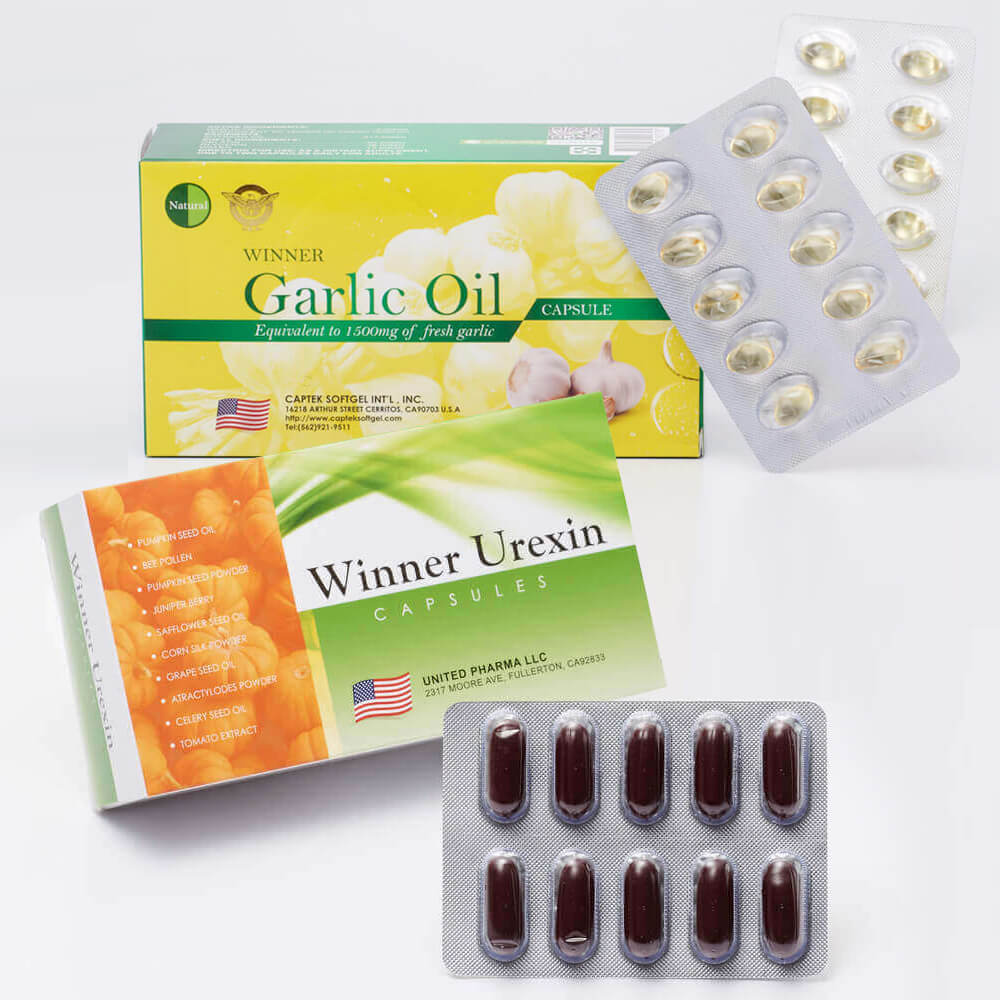 美國NaturalD攝護強大禮包組(30粒/盒)×6盒+大蒜油膠囊 (30粒/盒)x6盒  