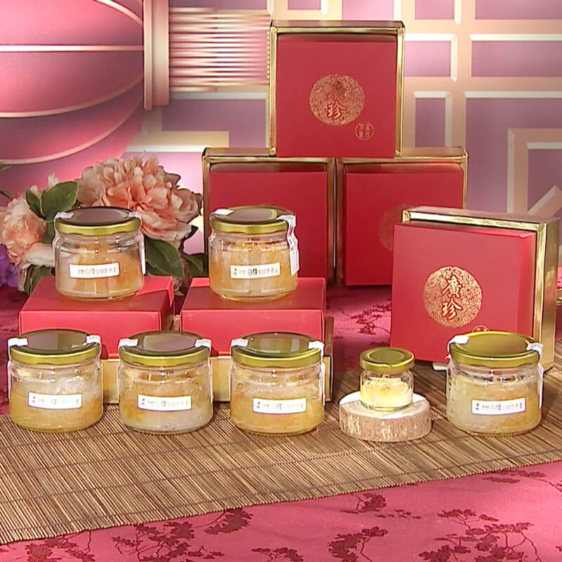 廣珍奇珍白腹金絲洞燕窩(200公克/罐)x6