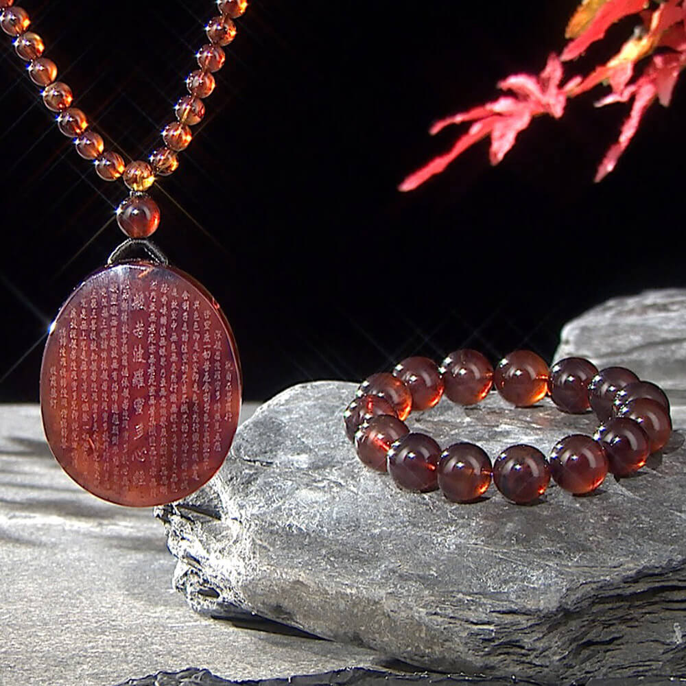 春天珠寶帝王老料紫羅蘭心經墜