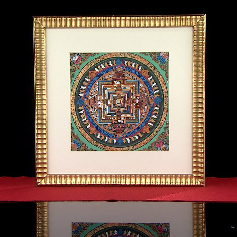 承天典 西藏活佛加持手繪唐卡