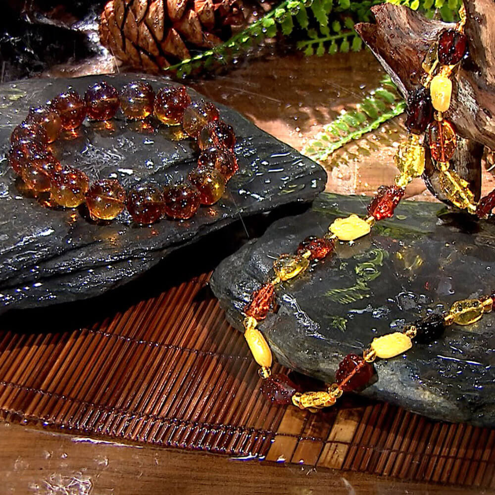 MAYDIYA絕世稀有緬甸紅藍珀