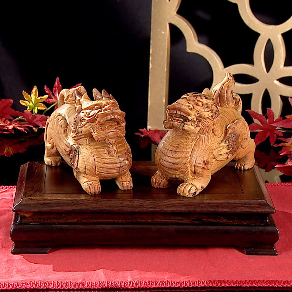 藏富傳藝 崖柏瘤招財聚寶貔貅