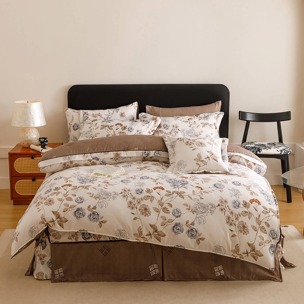 Aibo 珠光舒柔鋪棉床罩組-雙人