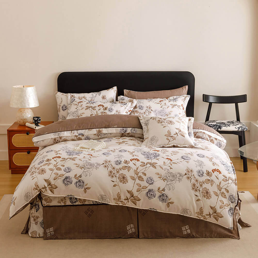 Aibo 珠光舒柔鋪棉床罩組-加大