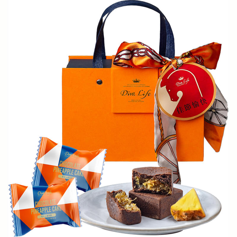 Diva Life無糖可可土鳳梨酥_大(5顆/盒)x6盒