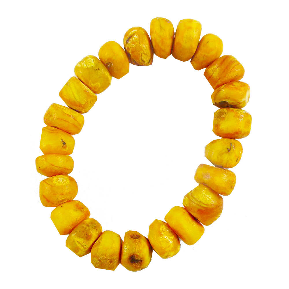 富貴傳家帶皮古董白花蜜蠟- ViVa美好購物網