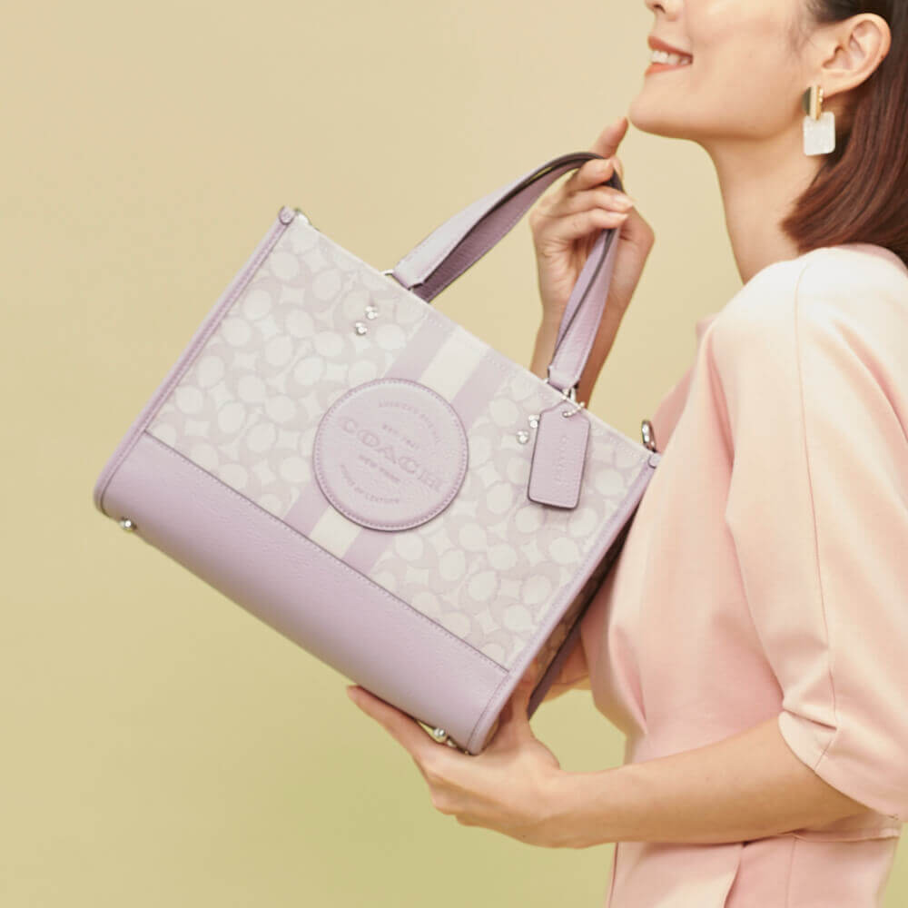 COACH 緹花托特兩用包 