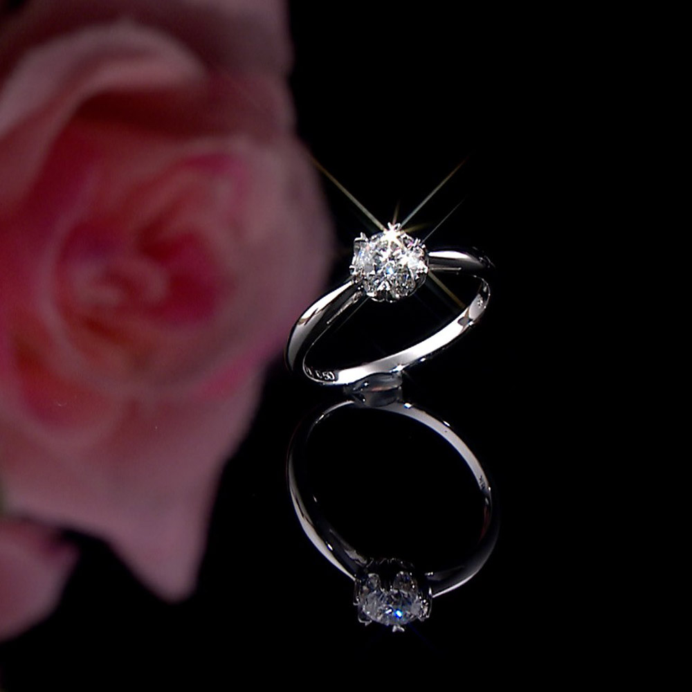 亞帝芬奇璀璨精彩50分GIA鑽戒