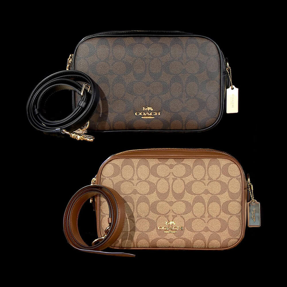 2/23 9:00開賣! COACH 金標雙拉鍊郵差包