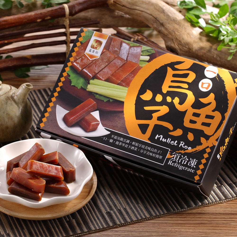 【烏魚伯】野生烏金一口吃禮盒組 3盒入 每盒/150g(約25-28片)