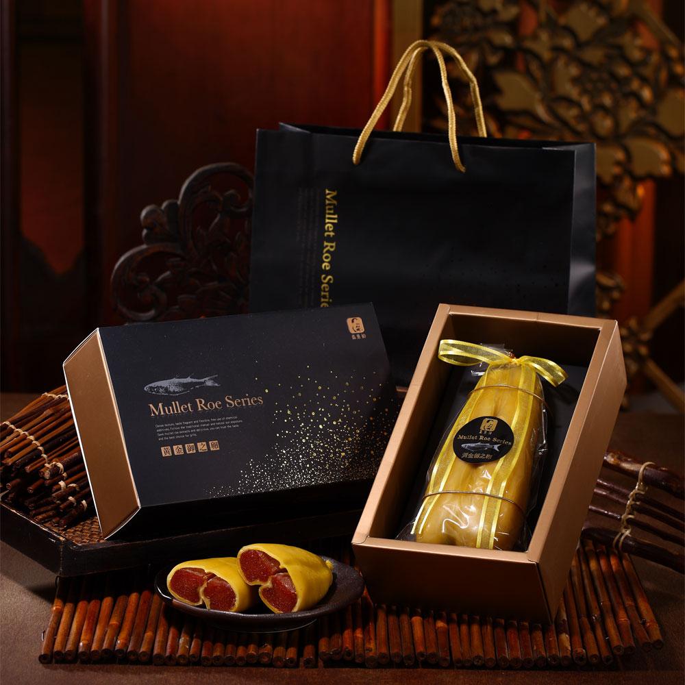 【烏魚伯】豪華蜜蠟烏魚子 條/225G