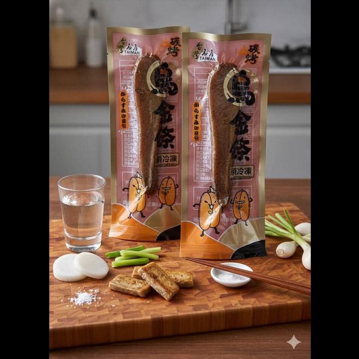 【烏魚伯】烏金條棒棒糖/條55g/盒10條裝