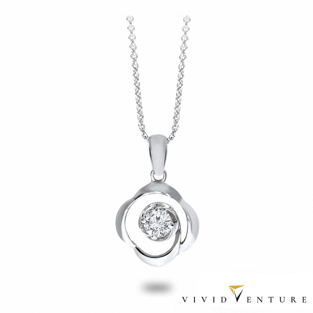 亞帝芬奇 GIA 30分 DIF 3VG 八心八箭 天然鑽石 真鑽 項鍊 漣漪  鉑金台+鉑金鍊