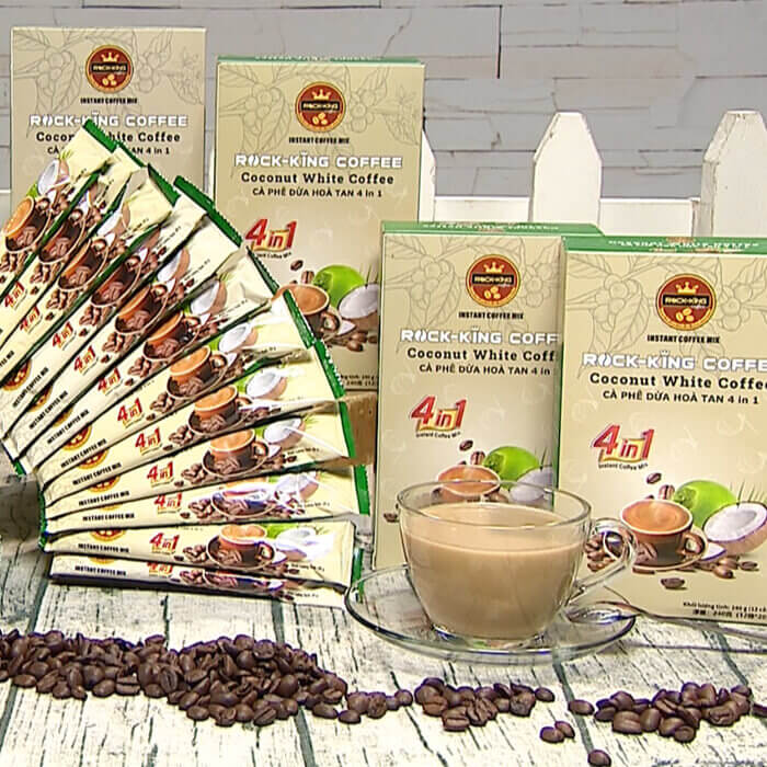 ROCK-KING 悶蒸萃取椰子咖啡(12包/盒)x6盒