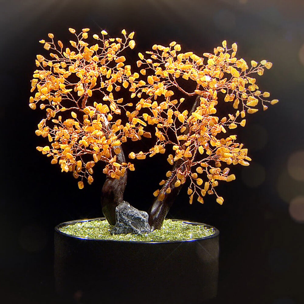 富貴傳家招財原礦老蜜蠟發財樹