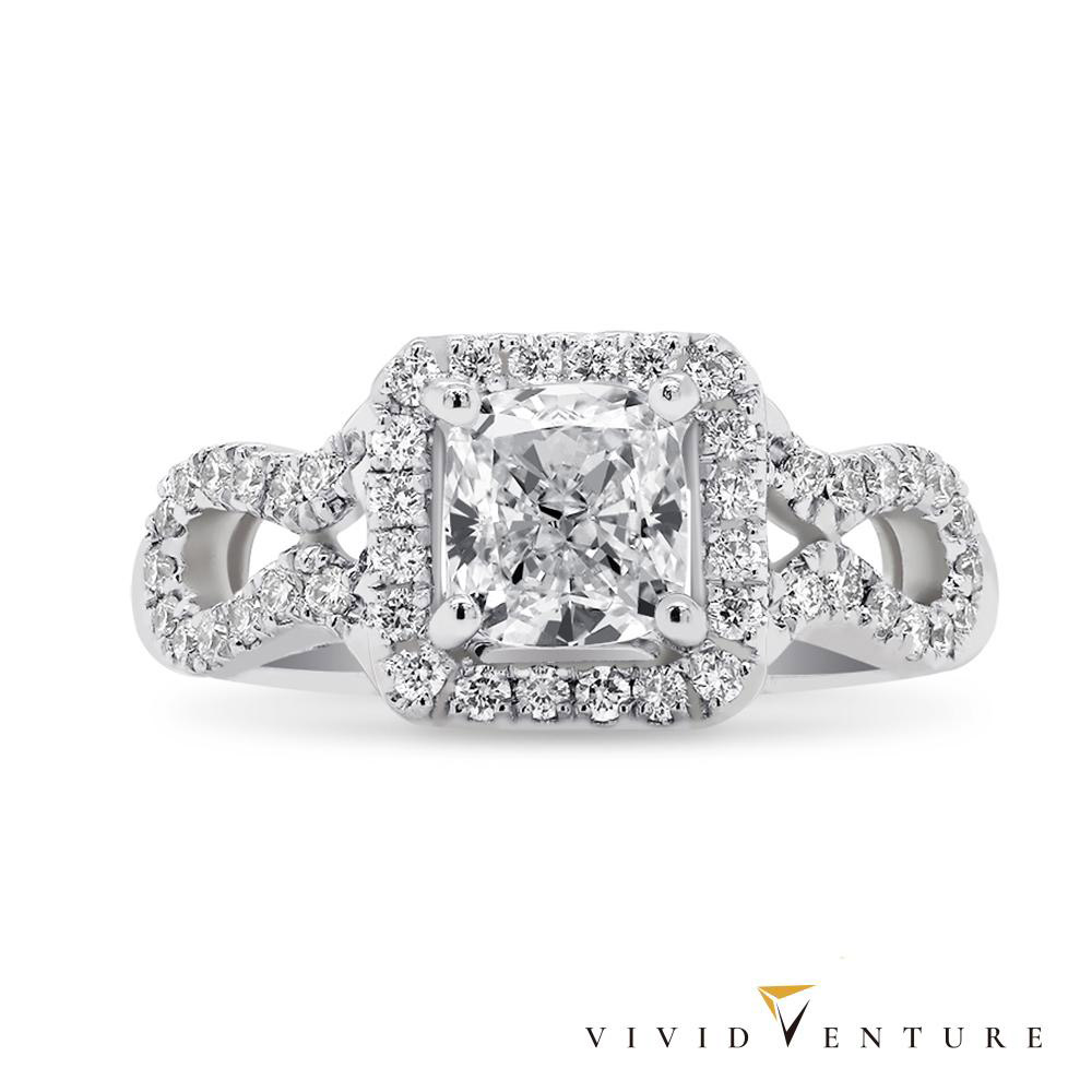 亞帝芬奇璀璨盛宴1克拉GIA鑽戒