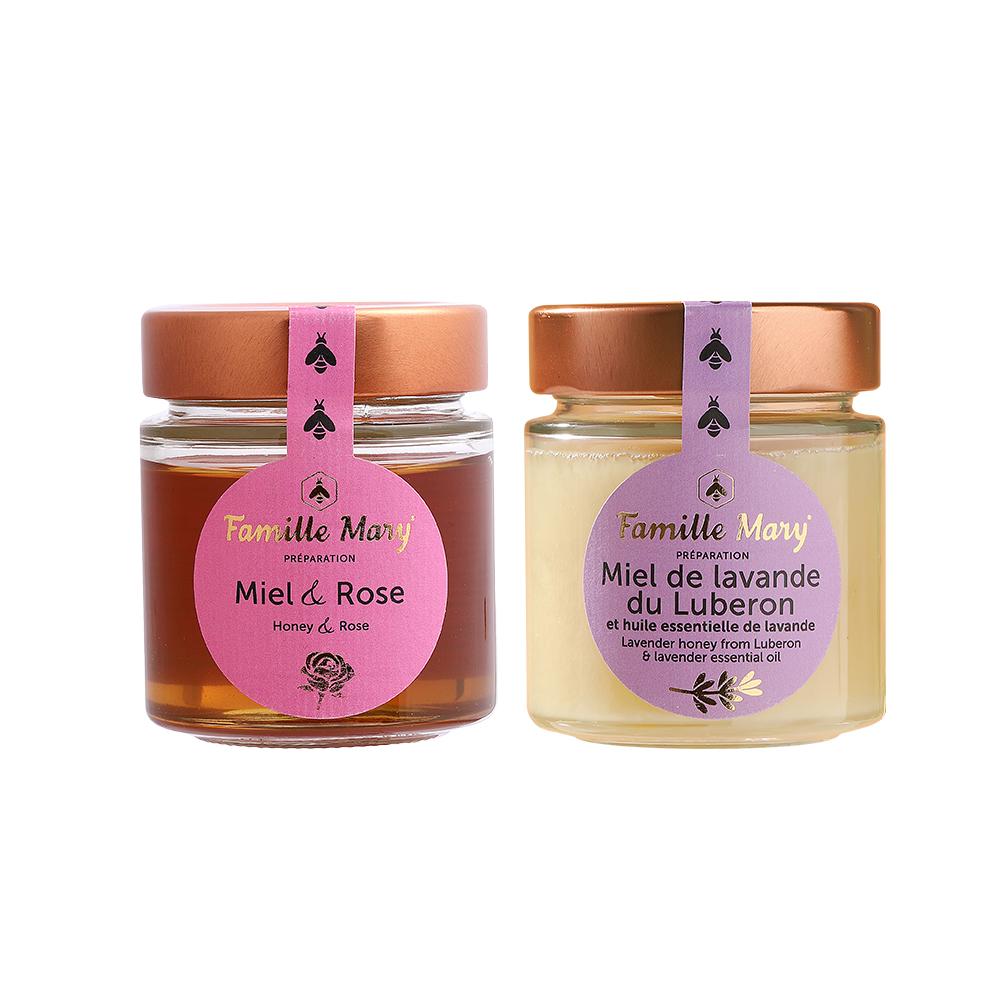 Famille Mary 法國瑪莉家族|雙蜜年節限定禮盒(薰衣草蜜X2+玫瑰蜜X2)