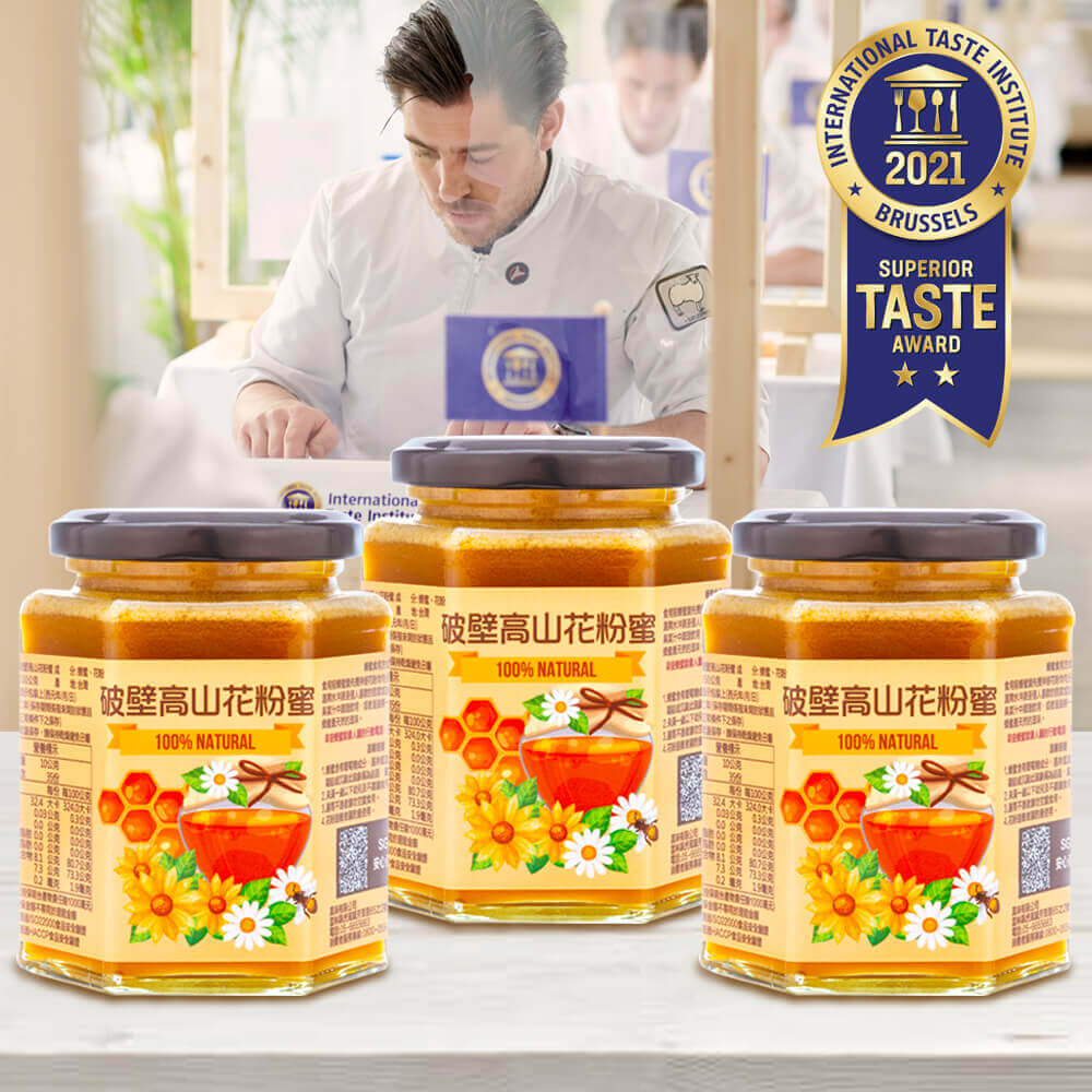 iTQi米其林嚴選破壁花粉蜜(350公克/瓶)×9