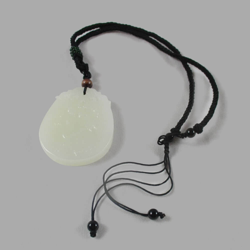 富貴傳家馬上封侯和闐羊脂白玉