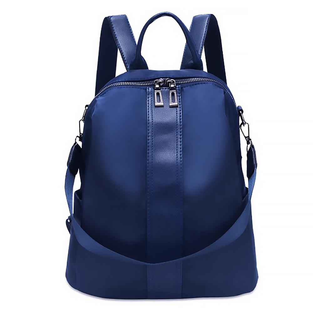 【lapagayo】個性青春輕量尼龍後背包(摩登藍)