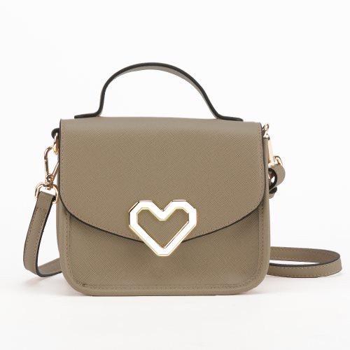 【lapagayo】名媛甜漾斜背小方包(復古咖)