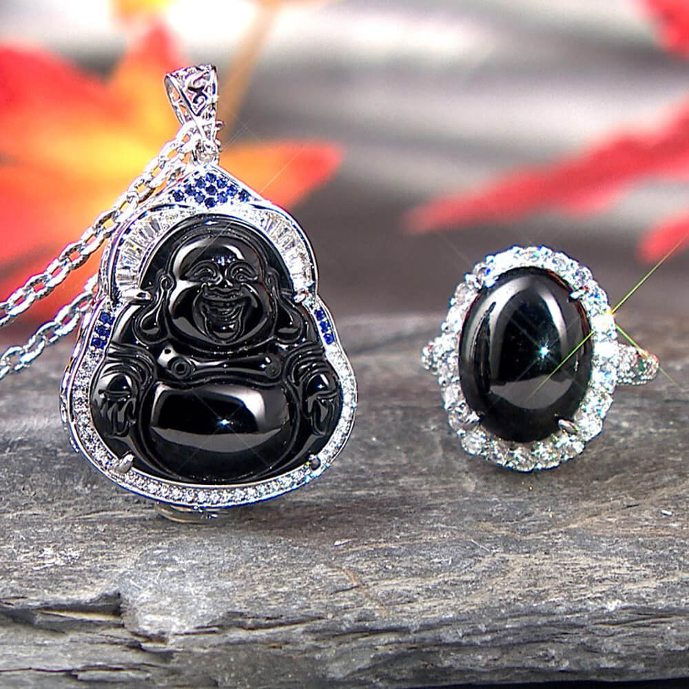 富貴傳家3A頂級墨翠彌勒