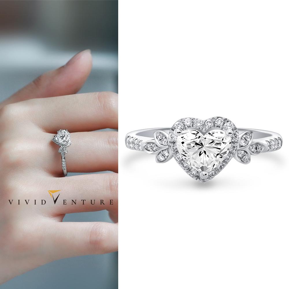 亞帝芬奇 GIA 1克拉 DSI2 2EX 天然鑽石 真鑽 戒指 只為心動 鉑金台