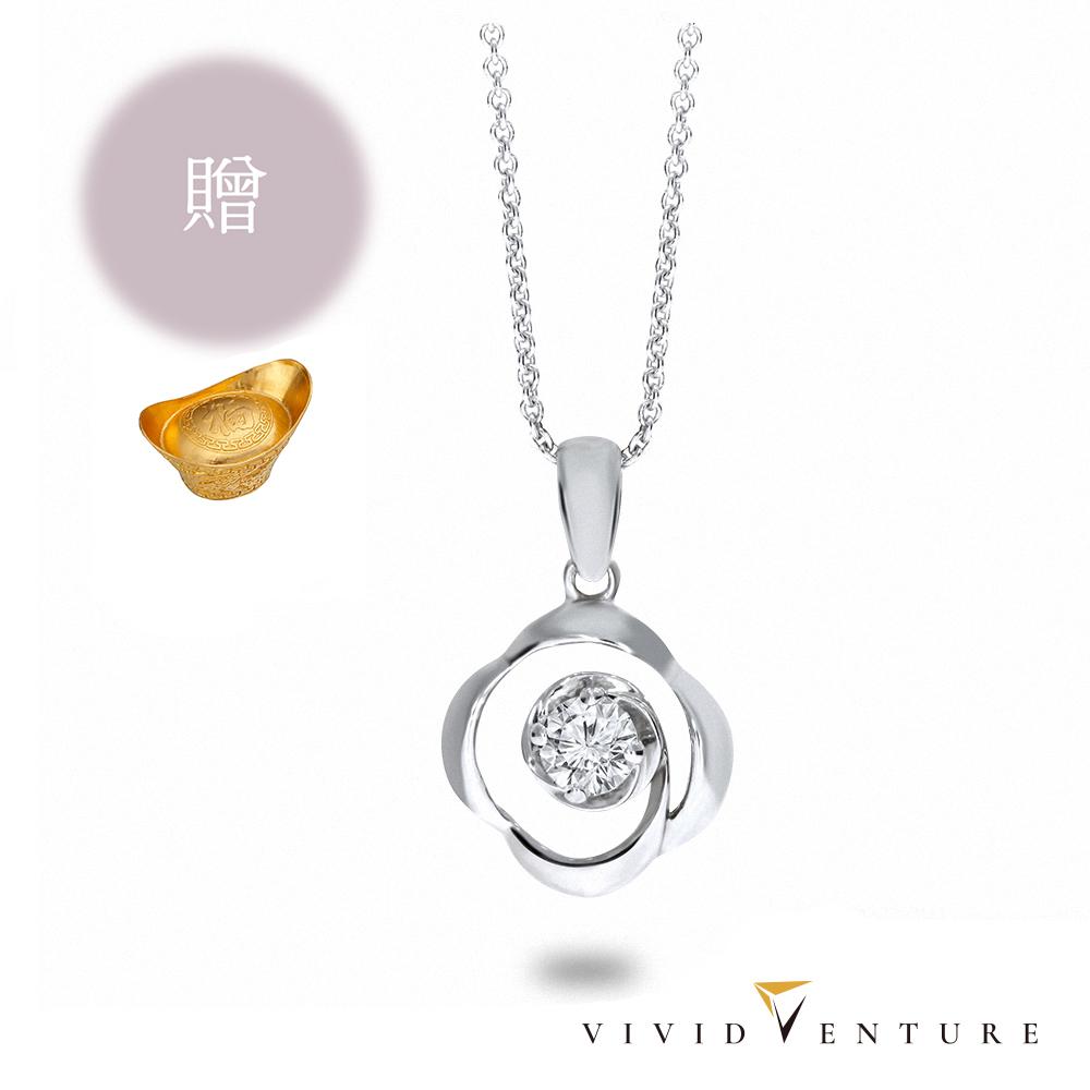 亞帝芬奇 GIA 50分 DSI2 3EX 八心八箭 天然鑽石 真鑽 項鍊 心動漣漪 14K金台