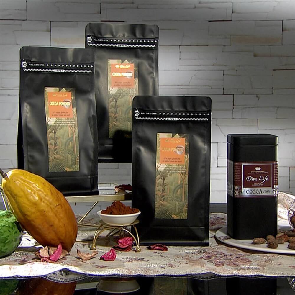 Diva Life細緻無糖可可粉 (2罐+10包)