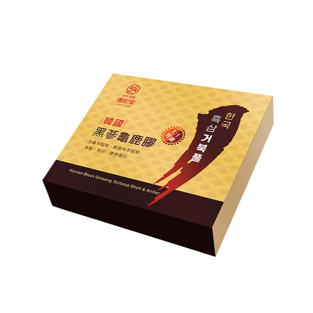 黃金週特惠!德安堂韓國黑蔘龜鹿膠-VSV限定