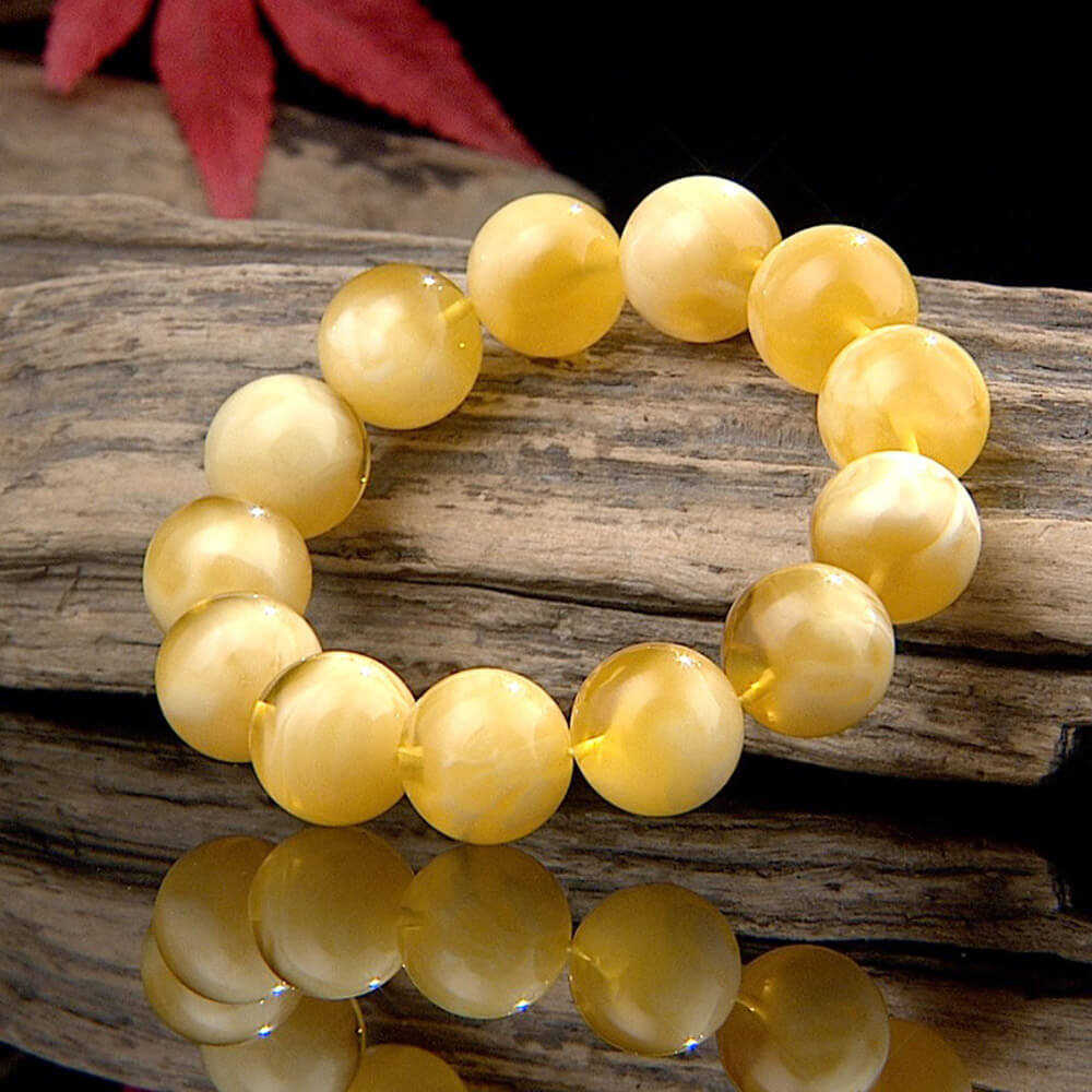 春天珠寶太陽能量巨型白金蜜蠟