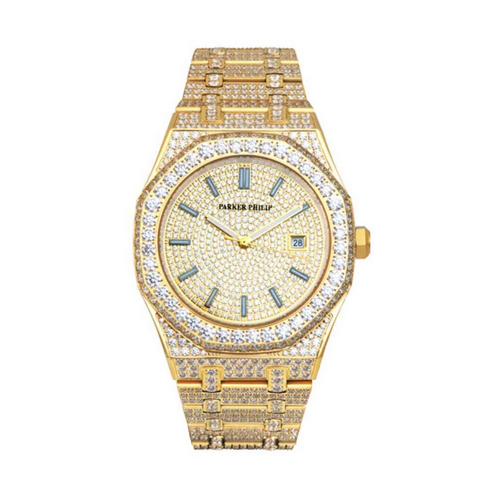 PARKER PHILIP極奢金全鑲腕錶