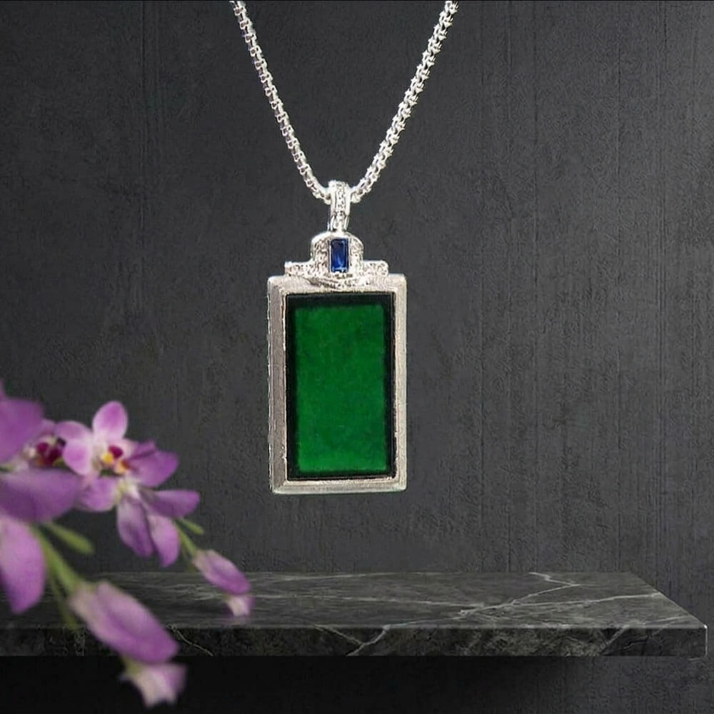 富貴傳家經典極品墨翠牌