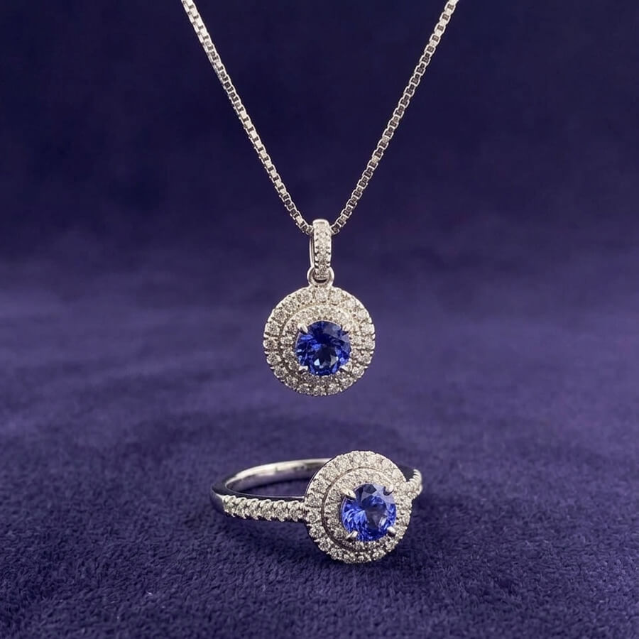 MAYDIYA 紫藍雙彩天然丹泉石